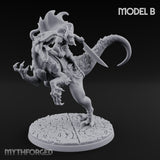 Raptor Riding Kobold Beast Rider B Miniature for Dungeons and Dragons, Pathfinder or other TTRPGs