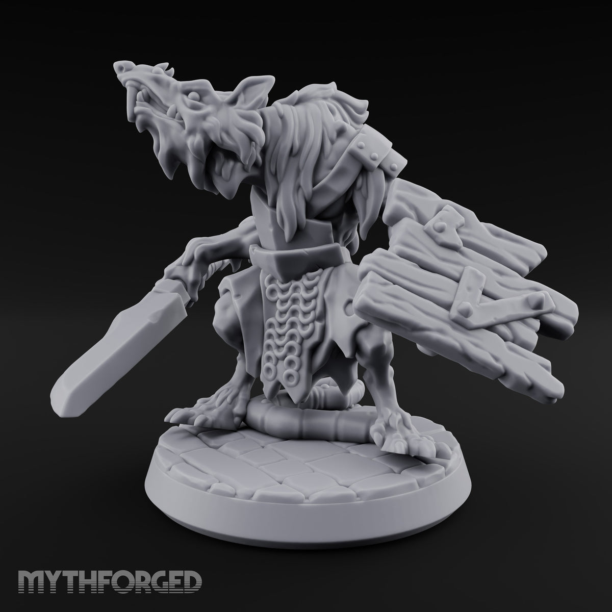 Gutter Court Musters Ratfolk Warrior A — Standard