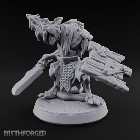 Gutter Court Musters Ratfolk Warrior A — Standard