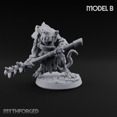 Gutter Court Musters Ratfolk Warrior B