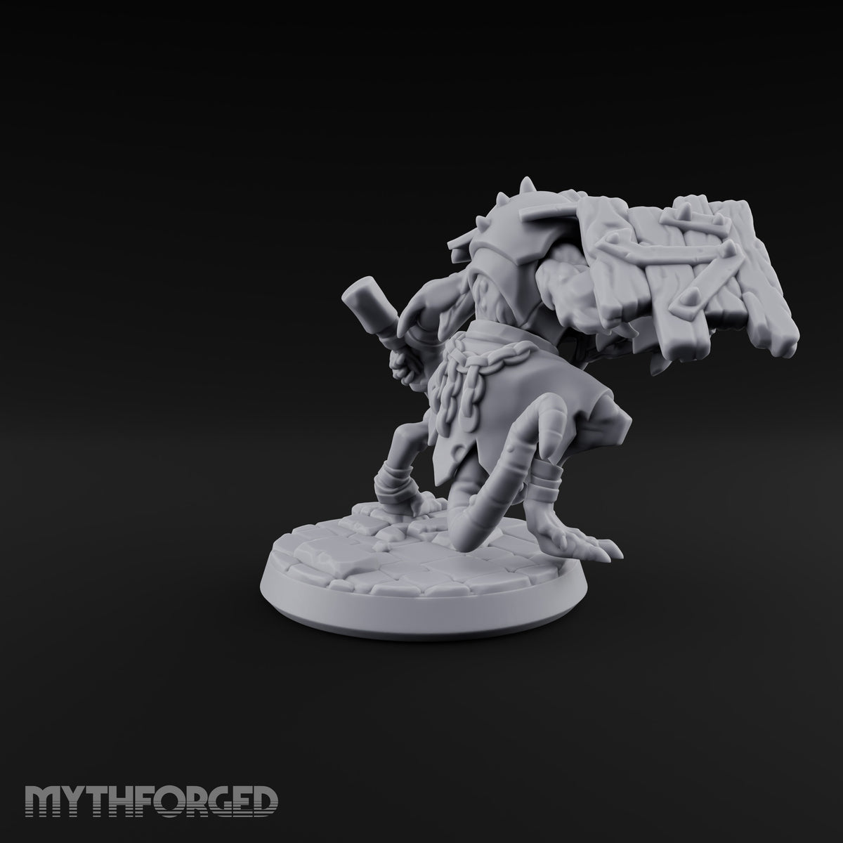 Gutter Court Musters Ratfolk Warrior C