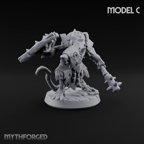 Gutter Court Musters Ratfolk Warrior C