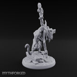 Skull Staff, Fire Cupped Ratfolk Caster