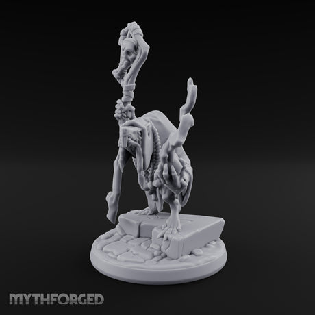 Skull Staff, Fire Cupped Ratfolk Caster