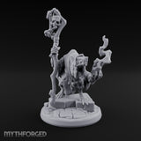 Skull Staff, Fire Cupped Ratfolk Caster