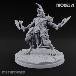 Weapons Spread Wide Screeching Ratfolk A Miniature for Dungeons and Dragons, Pathfinder or other TTRPGs