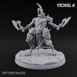 Weapons Spread Wide Screeching Ratfolk Miniature for Dungeons and Dragons, Pathfinder or other TTRPGs