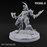 Weapons Spread Wide Screeching Ratfolk A Miniature for Dungeons and Dragons, Pathfinder or other TTRPGs