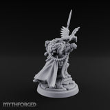 Raven Perching Spear Holding Dwarf Jarl gallery 3