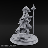 Flames Dancing From Her Fingertips Sorceress Miniature for Dungeons and Dragons, Pathfinder or other TTRPGs