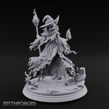 Flames Dancing From Her Fingertips Sorceress Miniature for Dungeons and Dragons, Pathfinder or other TTRPGs