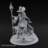 Flames Dancing From Her Fingertips Sorceress Miniature for Dungeons and Dragons, Pathfinder or other TTRPGs