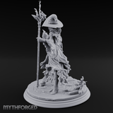 Flames Dancing From Her Fingertips Sorceress Miniature for Dungeons and Dragons, Pathfinder or other TTRPGs