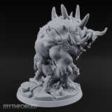 Tusks Gleaming Menacing Demon Brute Miniature for Dungeons and Dragons, Pathfinder or other TTRPGs