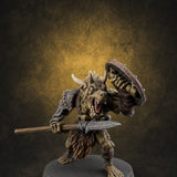 Ready For A Scrap Kobold Warrior Model B — painted concept preview (miniature supplied unpainted)