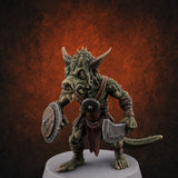 Ready For A Scrap Kobold Warrior Model C — painted concept preview (miniature supplied unpainted)