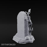 Reaper-Risen Branch-Clawed Grim Reaper Gravestone Miniature for Dungeons and Dragons, Pathfinder or other TTRPGs