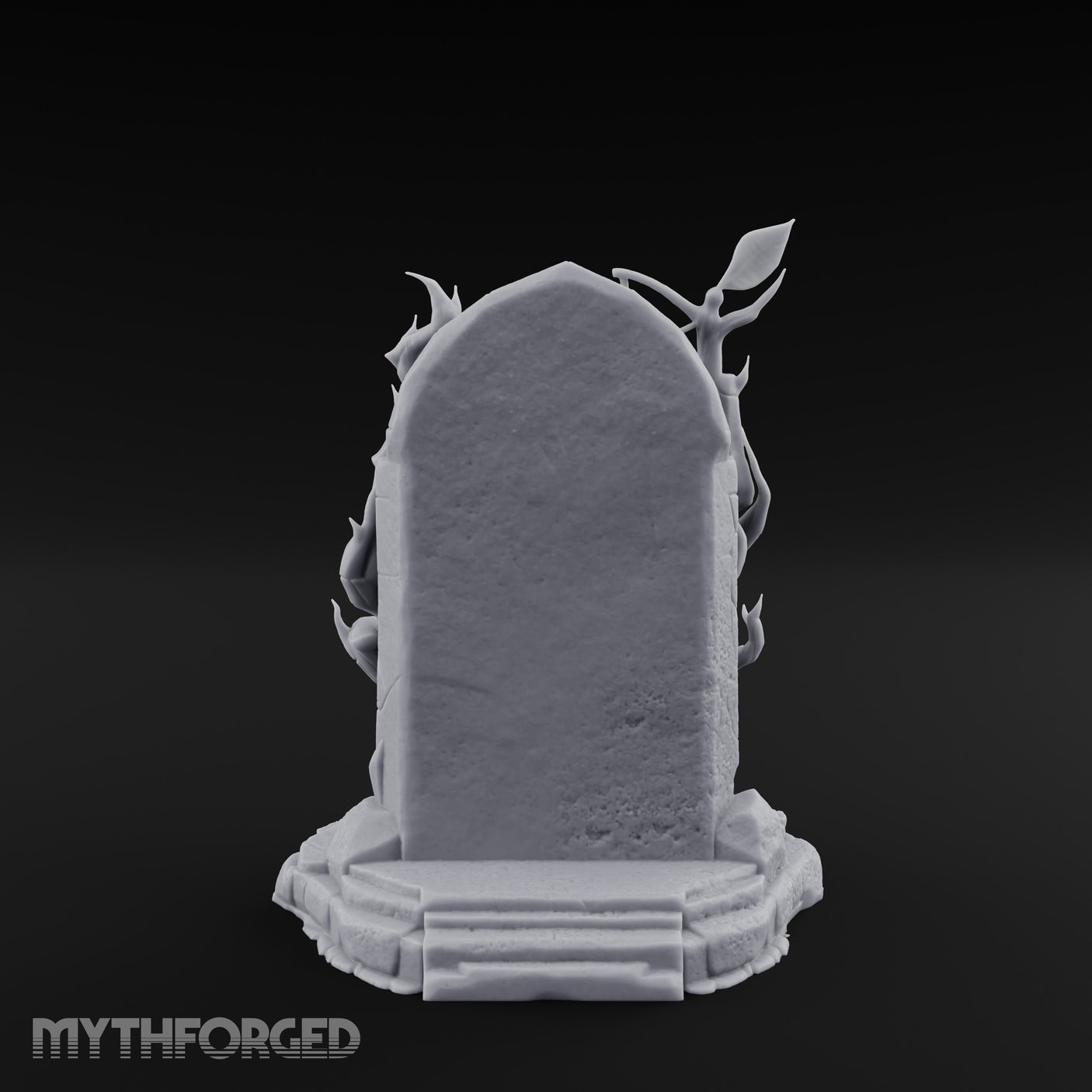Reaper-Risen Branch-Clawed Grim Reaper Gravestone Miniature for Dungeons and Dragons, Pathfinder or other TTRPGs