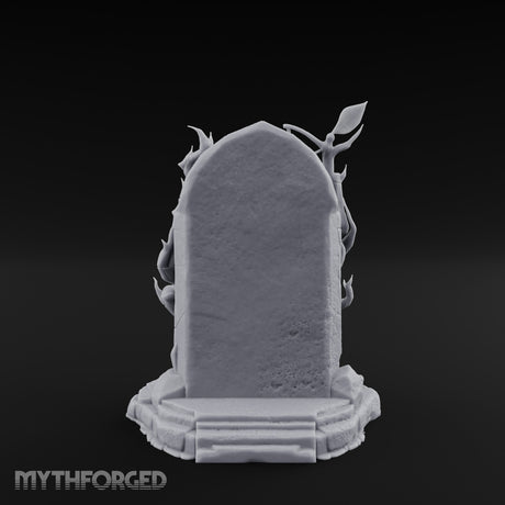 Reaper-Risen Branch-Clawed Grim Reaper Gravestone Miniature for Dungeons and Dragons, Pathfinder or other TTRPGs