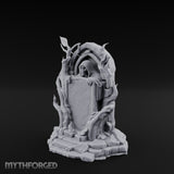 Reaper-Risen Branch-Clawed Grim Reaper Gravestone Miniature for Dungeons and Dragons, Pathfinder or other TTRPGs