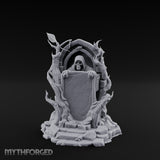 Reaper-Risen Branch-Clawed Grim Reaper Gravestone Miniature for Dungeons and Dragons, Pathfinder or other TTRPGs