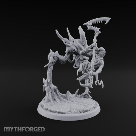 Death Rides Tall Mind Flayer Reaper on Clockwork Horror