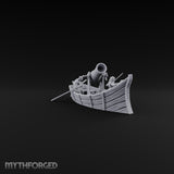 Broadside Ready Human Reaver Skiff Crews Miniature for Dungeons and Dragons, Pathfinder or other TTRPGs