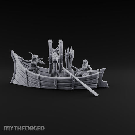 Taking Aim Human Pirate Skiff Miniature for Dungeons and Dragons, Pathfinder or other TTRPGs