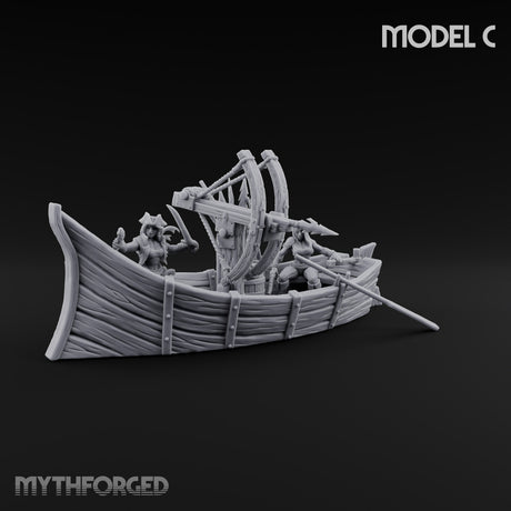 Taking Aim Human Pirate Skiff Miniature for Dungeons and Dragons, Pathfinder or other TTRPGs