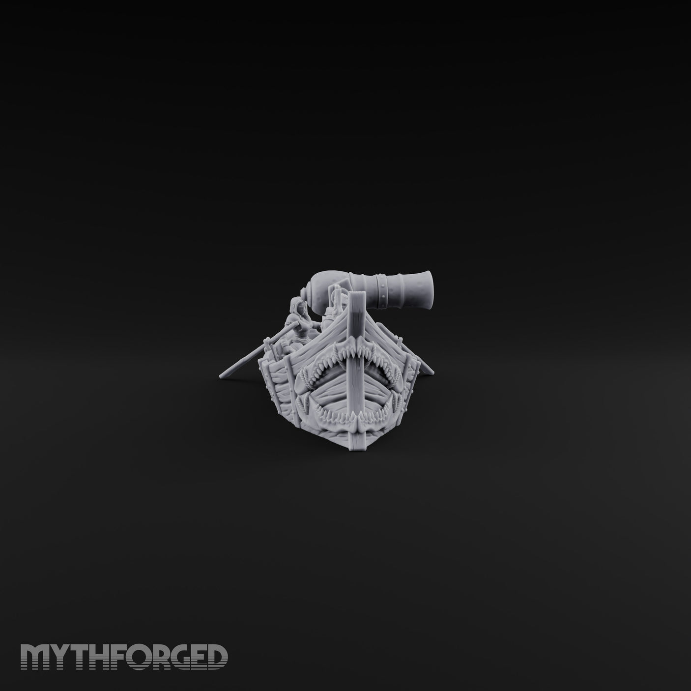 Broadside Ready Human Reaver Skiff Crews Miniature for Dungeons and Dragons, Pathfinder or other TTRPGs