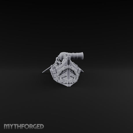 Broadside Ready Human Pirate Skiff Miniature for Dungeons and Dragons, Pathfinder or other TTRPGs