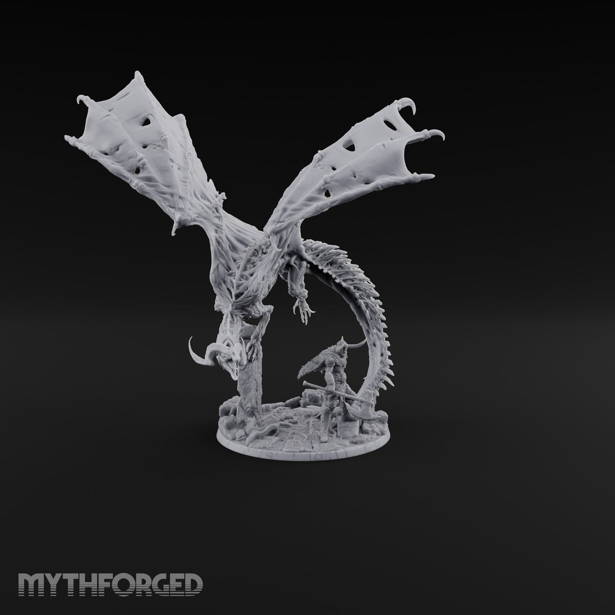 Rotten Wingspan, Perfect Aim Dracolich Undead Dragon — Attack