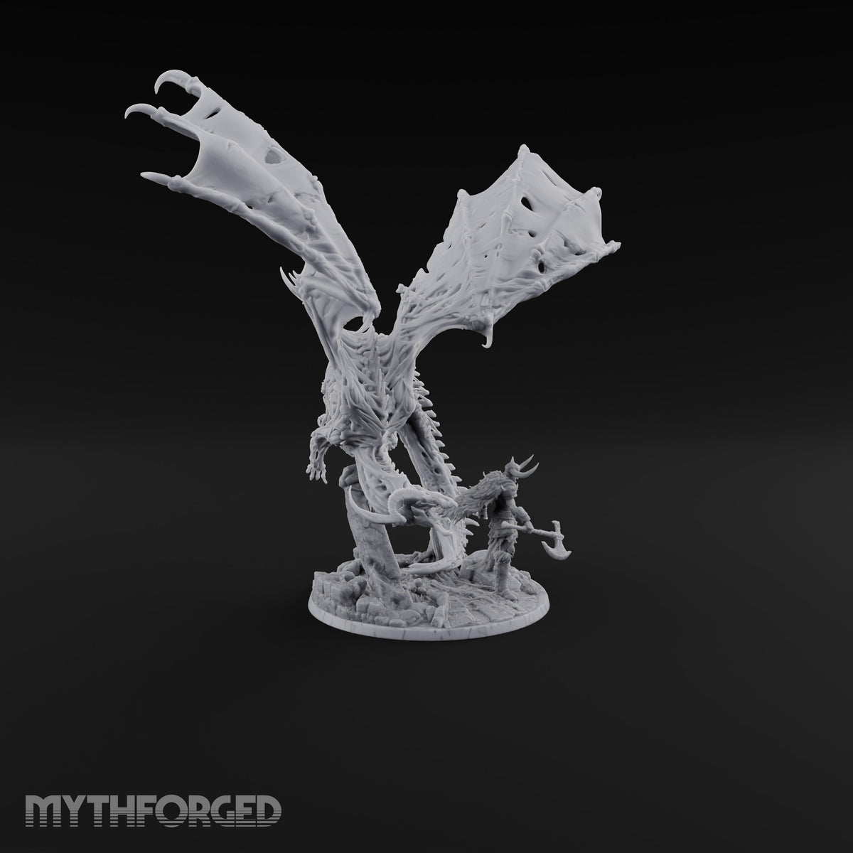 Rotten Wingspan, Perfect Aim Dracolich Undead Dragon — Attack
