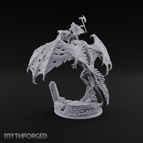 Rotten Wingspan, Perfect Aim Dracolich Undead Dragon — Fly
