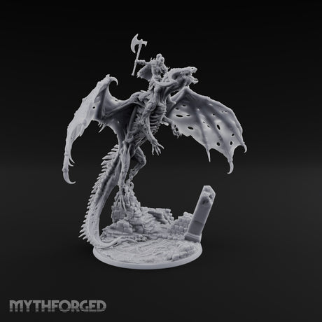 Rotten Wingspan, Perfect Aim Dracolich Undead Dragon — Fly