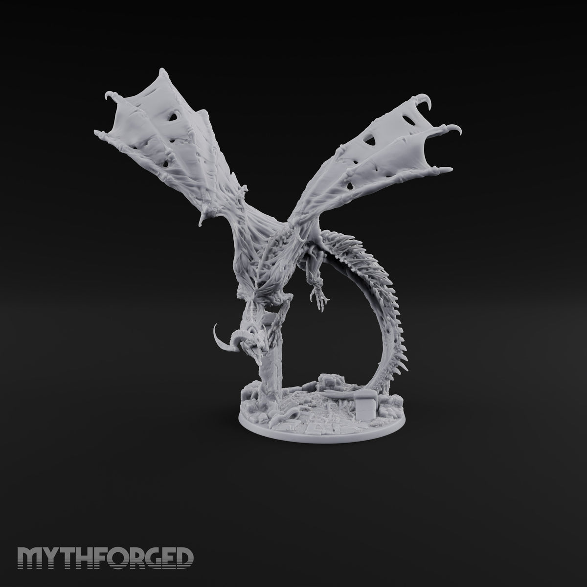 Landed Where It Was Buried Dracolich Undead Dragon — Attack
