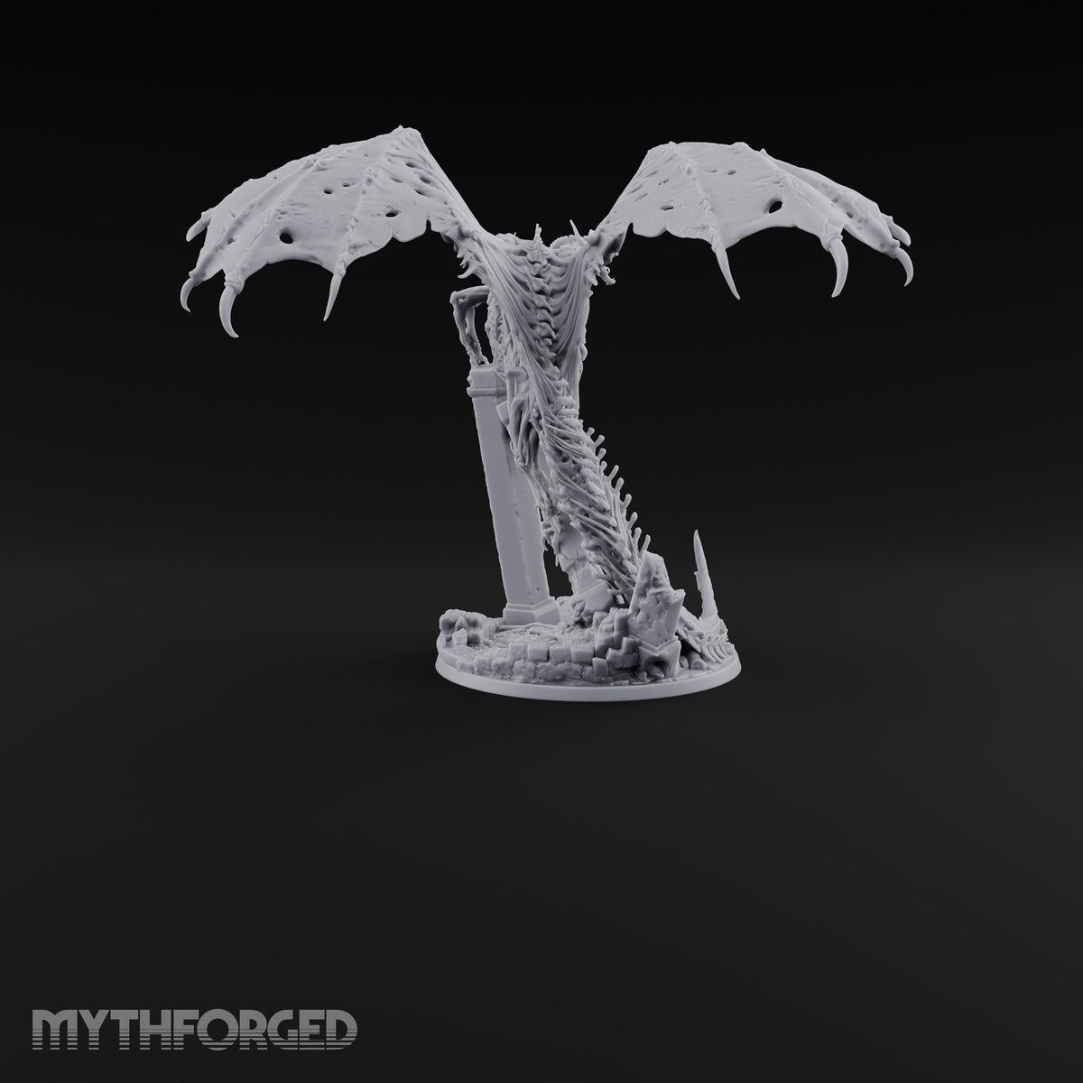 Landed Where It Was Buried Dracolich Undead Dragon — Cry