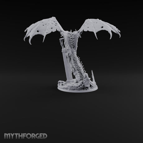 Landed Where It Was Buried Dracolich Undead Dragon — Cry