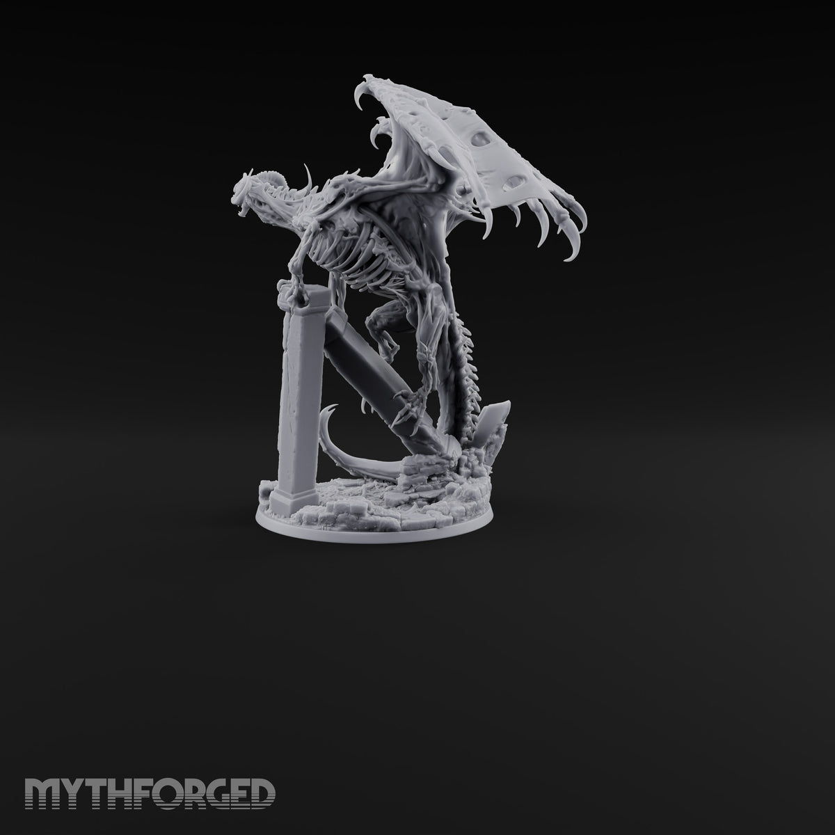 Landed Where It Was Buried Dracolich Undead Dragon — Cry