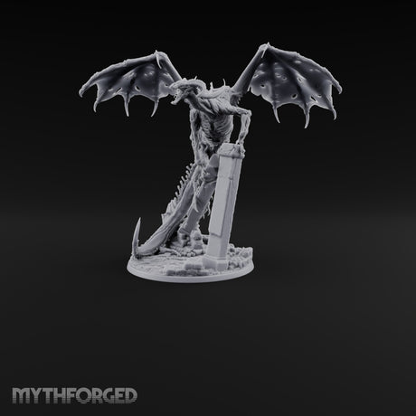 Landed Where It Was Buried Dracolich Undead Dragon — Cry