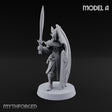 Wings on Every Brow Elf Regal Guard A — Sword & Shield