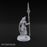 Wings on Every Brow Elf Regal Guard B — Spear & Shield