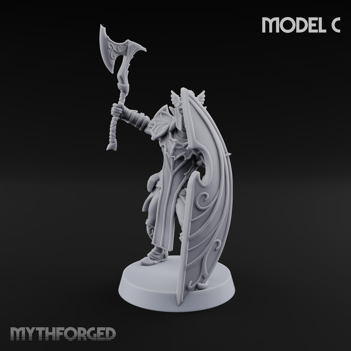 Wings on Every Brow Elf Regal Guards — C · Great Axe + Great Swords + Axe & Shield + Horn + Great Axe