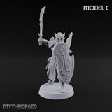 Wings on Every Brow Elf Regal Guards — C · Sword & Shield + Spear & Shield + Sword & Shield + Banner + Great Swords