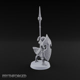 Shields Leaf-Shaped, Spears Skyward Elf Spear and Shield Guards — A
