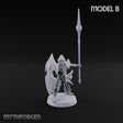 Shields Leaf-Shaped, Spears Skyward Elf Spear and Shield Guard B