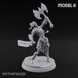Axes Held High Ghoul Warriors A Miniature for Dungeons and Dragons, Pathfinder or other TTRPGs