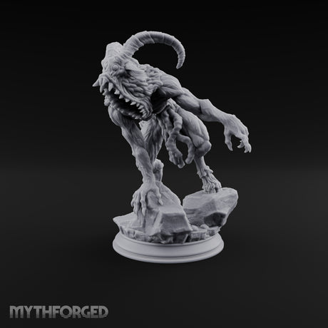 Came Down Hungry Barlgura Horned Shaggy Demon