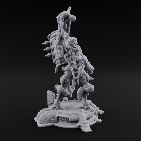 Junk Hoarding Necrolinked Wight A Miniature for Dungeons and Dragons, Pathfinder or other TTRPGs