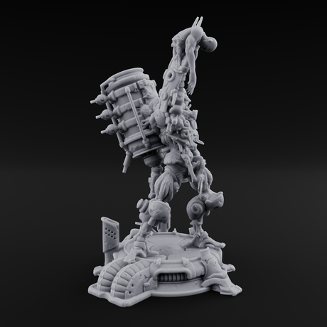 Junk Hoarding Necrolinked Wight A Miniature for Dungeons and Dragons, Pathfinder or other TTRPGs
